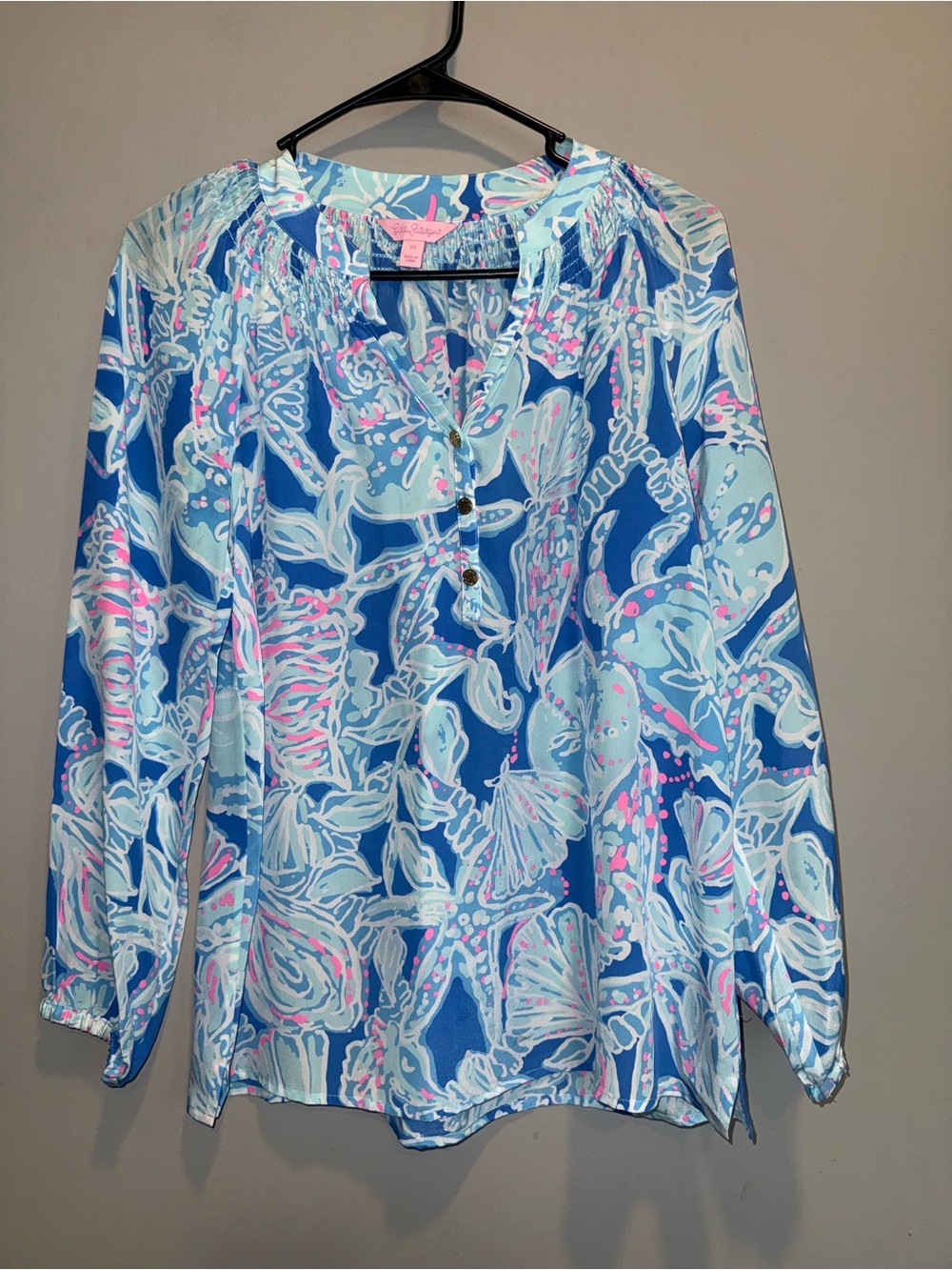 Lilly Pulitzer Elsa 100% Silk Top